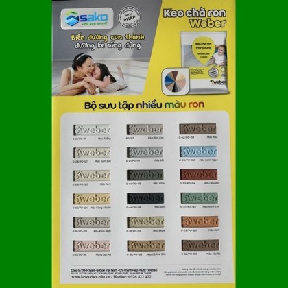 Keo chà ron Weber color classic